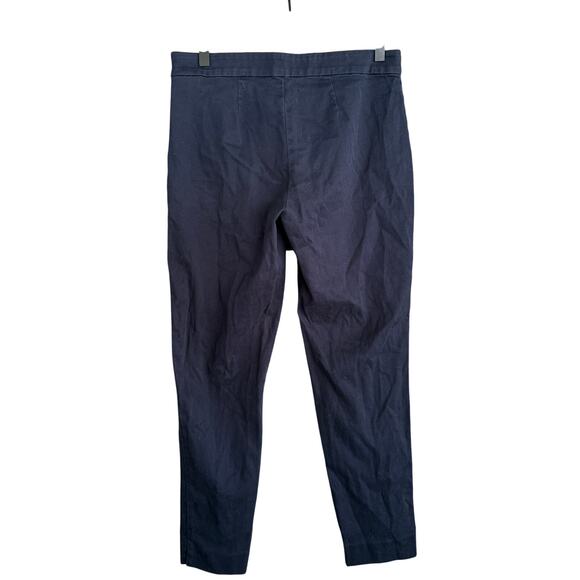 Brooks Brothers Pleat Front Side Zip Pants 2 Navy Blue Career Capsule Preppy - Picture 2 of 4